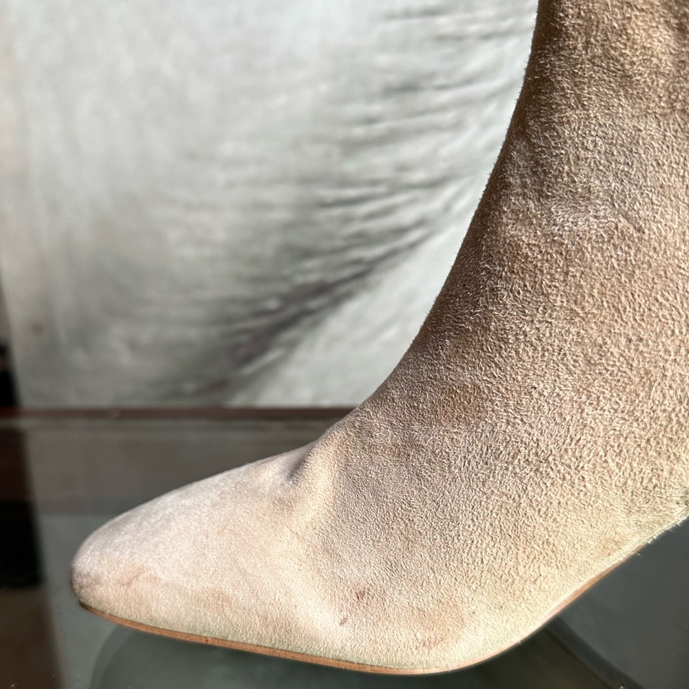 🌸SAM EDELMAN🌸 Fawn Booties Suede Warn Oat Suede size 8 - Picture 12 of 16